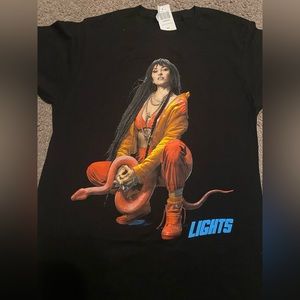Lights Snake Graphic T-Shirt